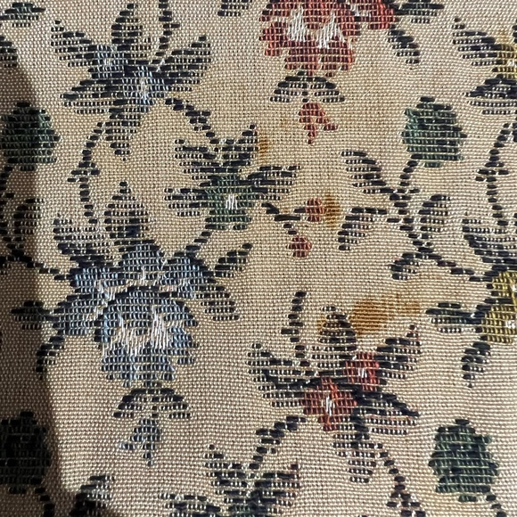 Vintage Floral Tapestry Framed Rose Victorian Handbag Purse JR Miami Art Deco - Picture 12 of 12